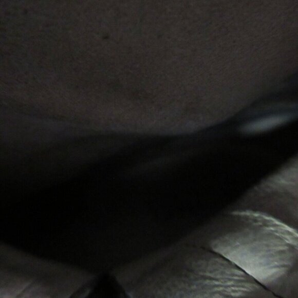 Michael Kors Leather Knee High Riding Tall Boots Women 7.5 Black Low Heels 1034 - Picture 11 of 15